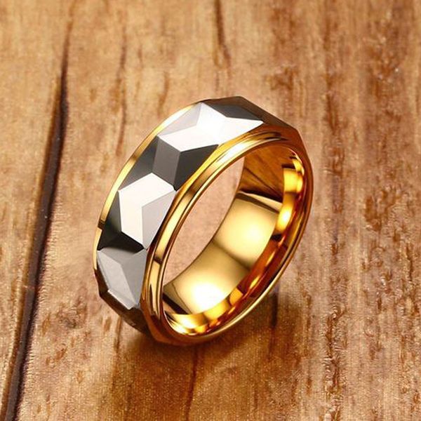 mprainbow mens rings tungsten carbide multi-faceted polished ring for men wedding engagement band fashion jewelry with gift box t190624, Silver
mprainbow mens rings tungsten carbide multi-faceted polished ring for men wedding engagement band fashion jewelry with gift box t190624, Silver