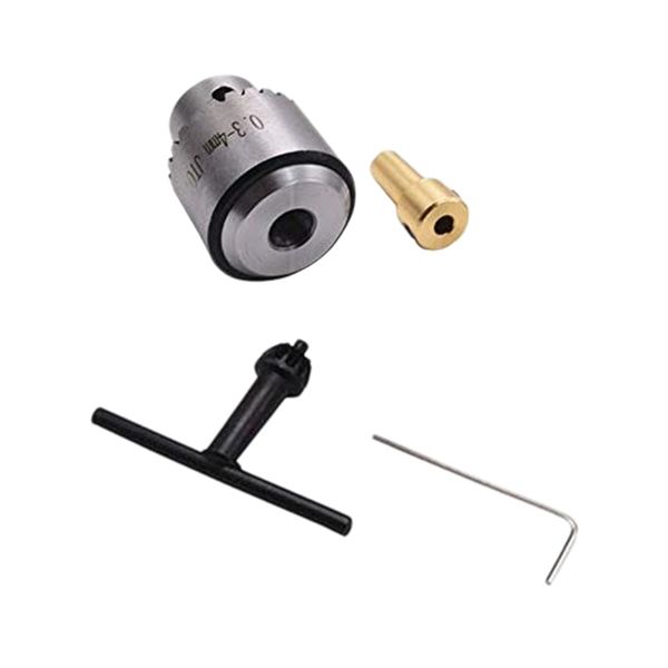 mini drill chuck 0.3-4mm jto taper mount drill chuck and wrench with key lathe accessories
mini drill chuck 0.3-4mm jto taper mount drill chuck and wrench with key lathe accessories