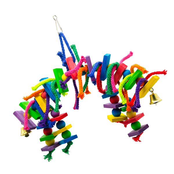 rope wood bird parrot chew toys swing perches ladder for budgie parakeet 
rope wood bird parrot chew toys swing perches ladder for budgie parakeet
