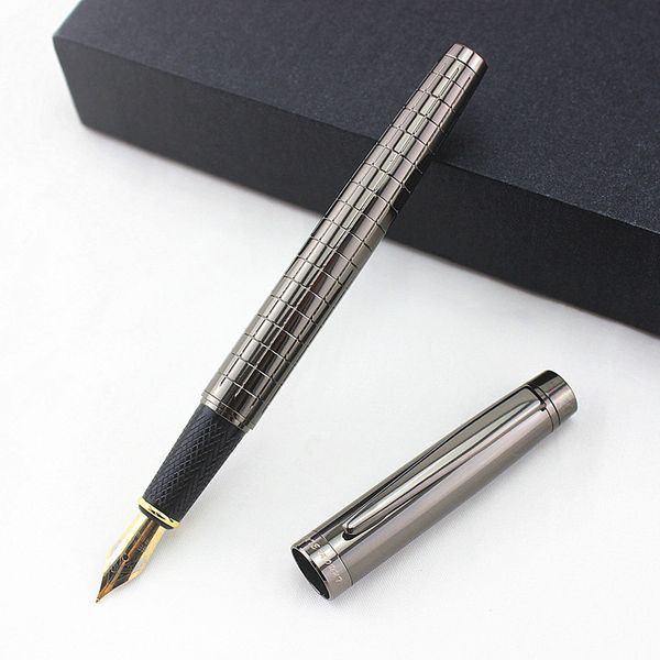 stationery metal gift pen 0.5mm extra fine nib fountain pen black lattice ink pens christmas gift
stationery metal gift pen 0.5mm extra fine nib fountain pen black lattice ink pens christmas gift