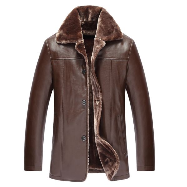sale winter thick leather garment casual flocking leather jacket men's clothing jacket men down coats size yyj0049, Black
sale winter thick leather garment casual flocking leather jacket men's clothing jacket men down coats size yyj0049, Black