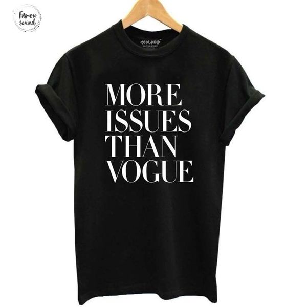 cotton more tshirt than issues vogue printed comfortable casual womens t shirt o neck women tee shirts, White
cotton more tshirt than issues vogue printed comfortable casual womens t shirt o neck women tee shirts, White