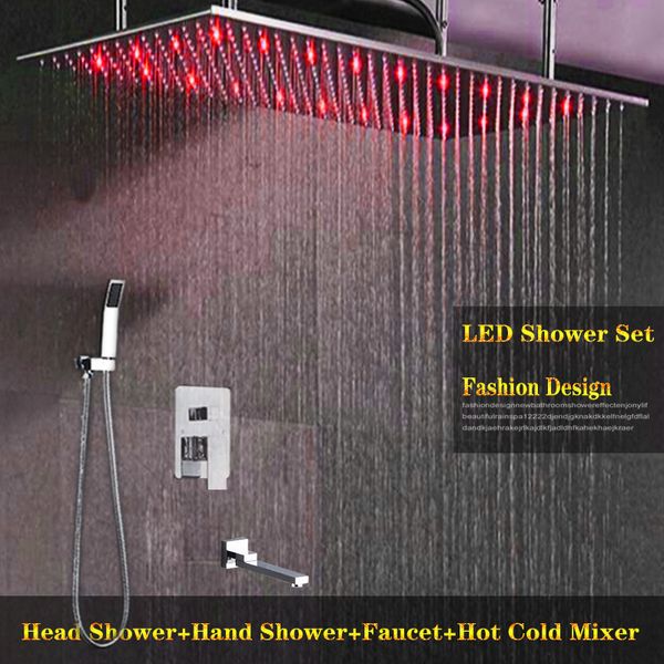 led light ceiling shower set 16x31 inches temperature control color change rain bathroom shower head multiple functions shower mixer tap
led light ceiling shower set 16x31 inches temperature control color change rain bathroom shower head multiple functions shower mixer tap