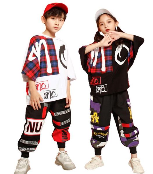 дети unisex плед печать толстовка tshirt беговой брюки костюм мальчики штаны hip hip одежды set street dance костюма для девочек, White
дети unisex плед печать толстовка tshirt беговой брюки костюм мальчики штаны hip hip одежды set street dance костюма для девочек, White