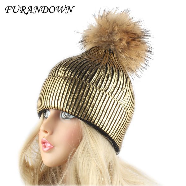 2017 new gold silver paint skullies beanies pompom fur winter hats for women acrylic knitted beanie cap, Blue;gray 
2017 new gold silver paint skullies beanies pompom fur winter hats for women acrylic knitted beanie cap, Blue;gray