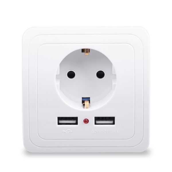 Smart Home Лучший двойной порт USB 2400mA зарядное устройство адаптер 16А стандарт ЕС Элект
Smart Home Лучший двойной порт USB 2400mA зарядное устройство адаптер 16А стандарт ЕС Элект