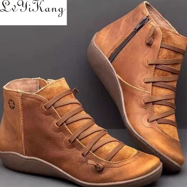 womens boots ankle socofy leather lace up booties womens big size cross strap flats winter 2020 boots fall women shoes short, Black
womens boots ankle socofy leather lace up booties womens big size cross strap flats winter 2020 boots fall women shoes short, Black