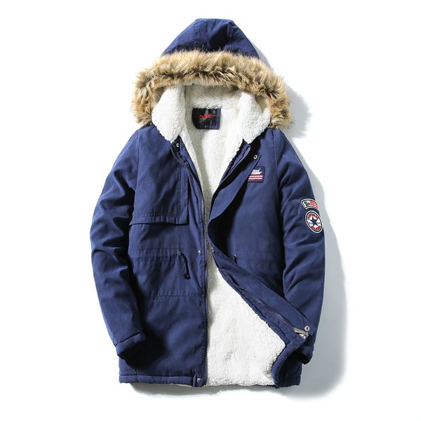m-5xl 2019 hooded fur winter casual thermal parka men slim fit winter jacket men coat parka homme, Black
m-5xl 2019 hooded fur winter casual thermal parka men slim fit winter jacket men coat parka homme, Black