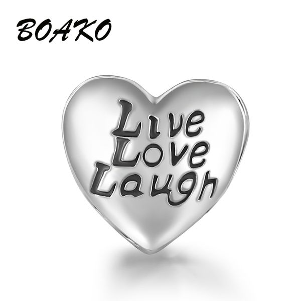 boako 100% 925 sterling silver letter live love laugh beads charms fit charm bracelets & bangles diy accessories women jewelry
boako 100% 925 sterling silver letter live love laugh beads charms fit charm bracelets & bangles diy accessories women jewelry