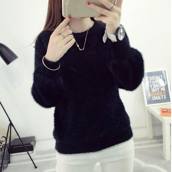 autumn long sleeve sweater women o-neck knitted sweater ladies pullover, White;black
autumn long sleeve sweater women o-neck knitted sweater ladies pullover, White;black