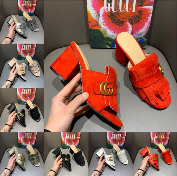 original g tassel high heels brand fashion womens 2020 new luxury designer cowhide suede g metal buckle sandals slippers 7cm, Black
original g tassel high heels brand fashion womens 2020 new luxury designer cowhide suede g metal buckle sandals slippers 7cm, Black