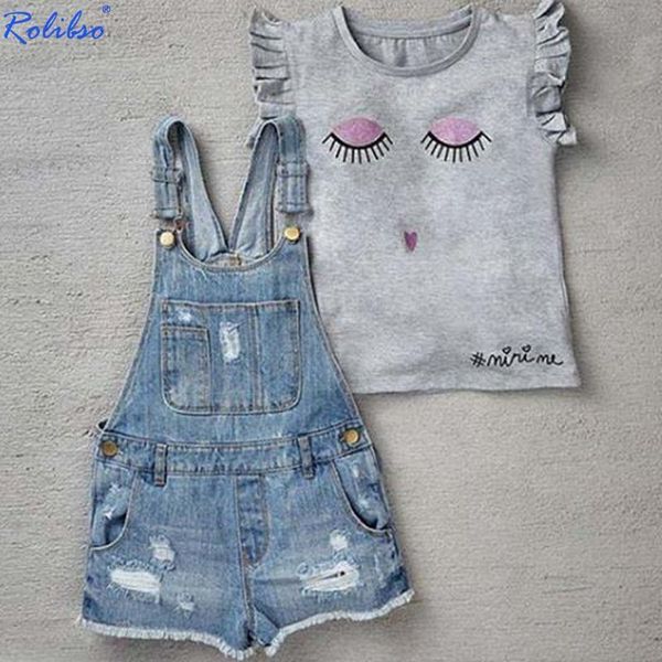 new arrive summer cute eyes sleeveless t shirt+denim overalls girls cotton suit kids clothing sets y190522, White
new arrive summer cute eyes sleeveless t shirt+denim overalls girls cotton suit kids clothing sets y190522, White