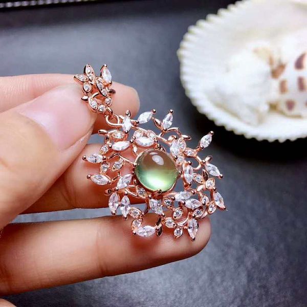 video fidelity natural 8*10mm prehnite pendants s925 sterling silver fresh fine jewelry for women party natural green gemstone
video fidelity natural 8*10mm prehnite pendants s925 sterling silver fresh fine jewelry for women party natural green gemstone