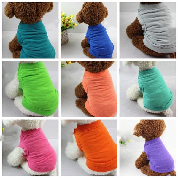 fashion pet clothing pure color shirts vest cotton clothes candy color dogs vest dog apparel wy320q
fashion pet clothing pure color shirts vest cotton clothes candy color dogs vest dog apparel wy320q
