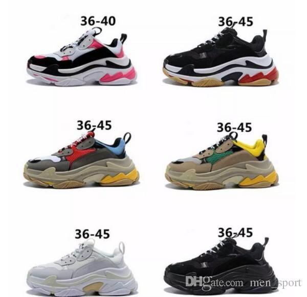 2018 fashion triple-s paris designer luxury casual shoes for men women triple s all black white grey green red sneaker dad shoes 36-45
2018 fashion triple-s paris designer luxury casual shoes for men women triple s all black white grey green red sneaker dad shoes 36-45