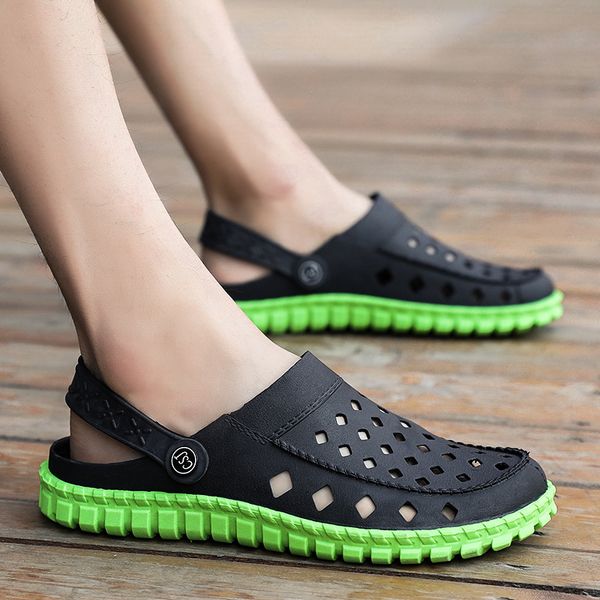 2019new slippers male summer man sandals beach shoes soft comfortable half slippers fashion beach shoes wading sandals men, Blue;gray
2019new slippers male summer man sandals beach shoes soft comfortable half slippers fashion beach shoes wading sandals men, Blue;gray