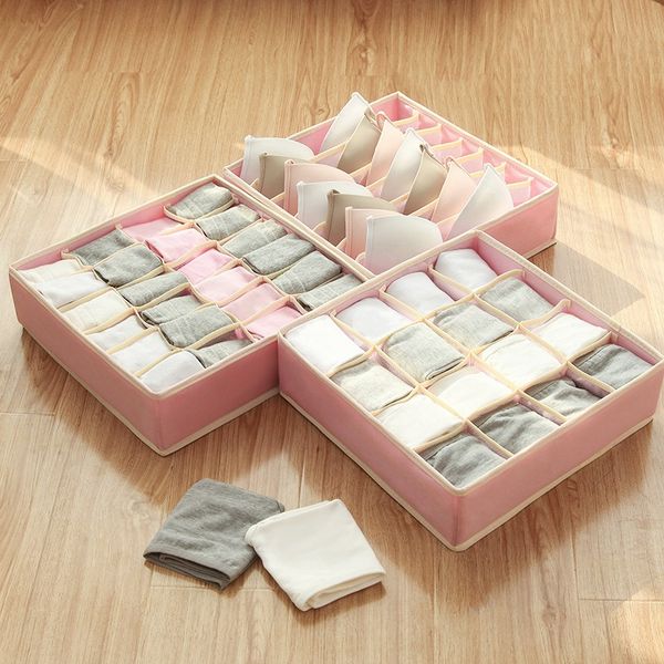 big deal 3pcs washable underwear storage box foldable 7/16/24 grids bras socks drawer organizer multi-function home storage orga
big deal 3pcs washable underwear storage box foldable 7/16/24 grids bras socks drawer organizer multi-function home storage orga