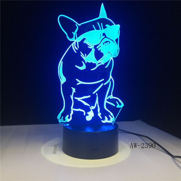 3d french bulldog led night light pet puppy dog with sunglass decorative lighting home decor color changing table lamp aw-2390
3d french bulldog led night light pet puppy dog with sunglass decorative lighting home decor color changing table lamp aw-2390