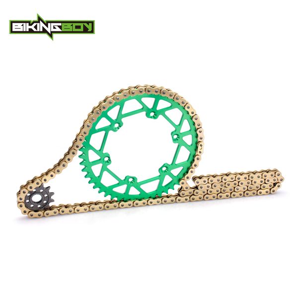 bikingboy front 13t rear 48t 49t 50t 51t 52t sprocket 520 chain for kx250f kx-f 250 04-16 kx 250 f kx 250f 2004-2016
bikingboy front 13t rear 48t 49t 50t 51t 52t sprocket 520 chain for kx250f kx-f 250 04-16 kx 250 f kx 250f 2004-2016