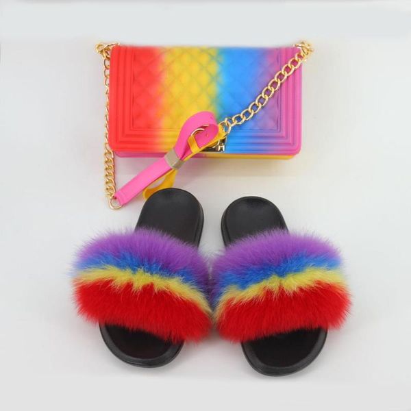 slippers woman summer real fur slides women non-slip fluffy furry cute ladies plush hair, Black
slippers woman summer real fur slides women non-slip fluffy furry cute ladies plush hair, Black
