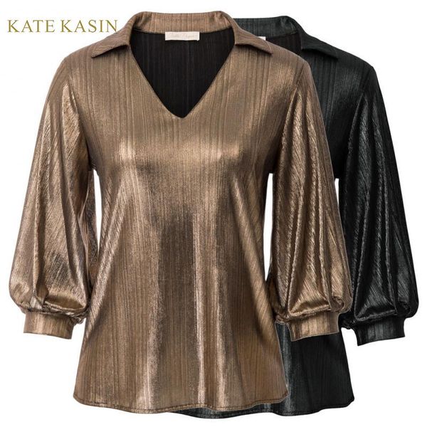 women's blouses & shirts kate kasin 2021 lapel collar and bloues women v-neck 3/4 lantern sleeve vintage loose fit casual party club b, White
women's blouses & shirts kate kasin 2021 lapel collar and bloues women v-neck 3/4 lantern sleeve vintage loose fit casual party club b, White
