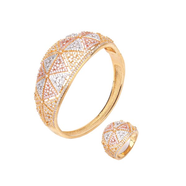 luxury fashion classic multicolor bracelet ring copper zircon jewelry bride wedding party jewelry in dubai, africa b1108, Black
luxury fashion classic multicolor bracelet ring copper zircon jewelry bride wedding party jewelry in dubai, africa b1108, Black