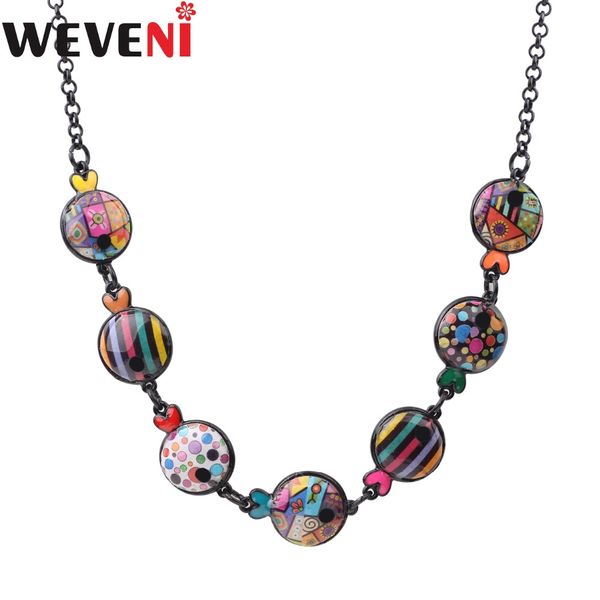 weveni statement maxi enamel metal round fish choker necklace pendants chain collar ocean animal jewelry accessories for girl, Golden;silver
weveni statement maxi enamel metal round fish choker necklace pendants chain collar ocean animal jewelry accessories for girl, Golden;silver