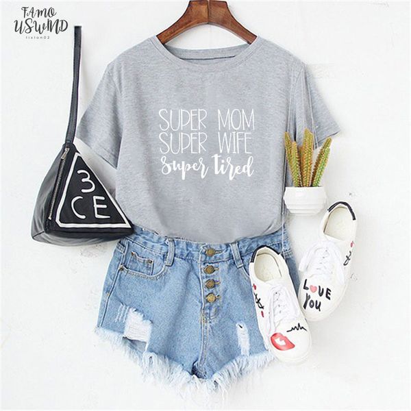 lei sagly super mom super wife super tried letter print women t shirt 3 colors plus size female o neck streetwear, White
lei sagly super mom super wife super tried letter print women t shirt 3 colors plus size female o neck streetwear, White