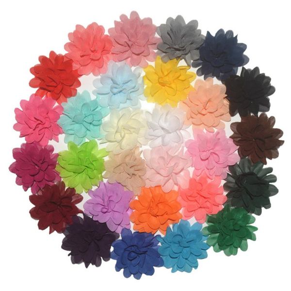 25pcs/lot, 2.8 '' chiffon fabric flowers plicated multilayer flower kids boutique ornaments back flat, Slivery;white
25pcs/lot, 2.8 '' chiffon fabric flowers plicated multilayer flower kids boutique ornaments back flat, Slivery;white