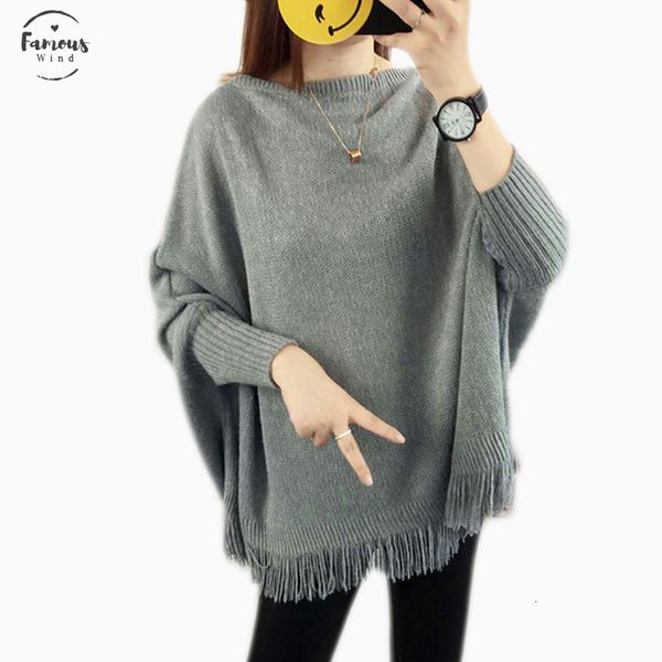 new spring gray pullovers and shawl tassel soft shawl poncho women slash neck bat long sleeve pullover sweater sweaters, White;black
new spring gray pullovers and shawl tassel soft shawl poncho women slash neck bat long sleeve pullover sweater sweaters, White;black