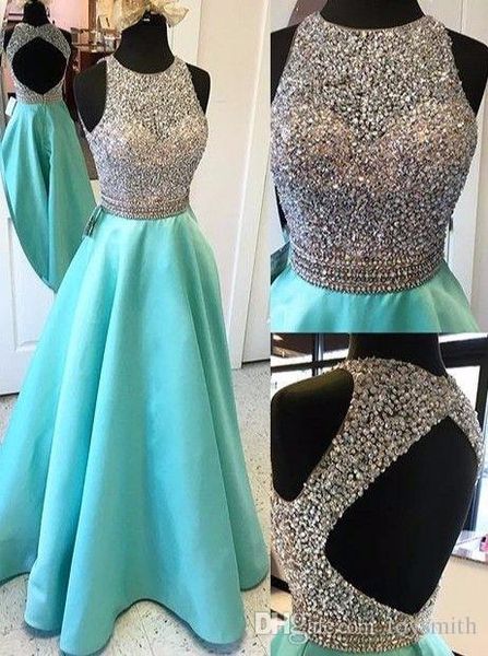 open back turquoise crop prom dresses long heavily beaded bodice girls sparkly satin evening gowns fast shipping, Black
open back turquoise crop prom dresses long heavily beaded bodice girls sparkly satin evening gowns fast shipping, Black