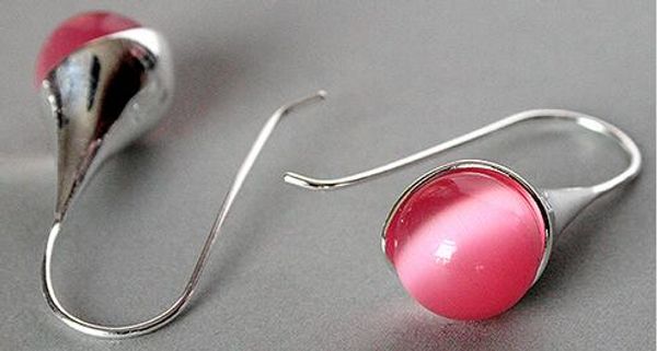 pretty 14mm red cat eye opal stone 925 sterling silver hook earring 1 1/2 '', Golden
pretty 14mm red cat eye opal stone 925 sterling silver hook earring 1 1/2 '', Golden