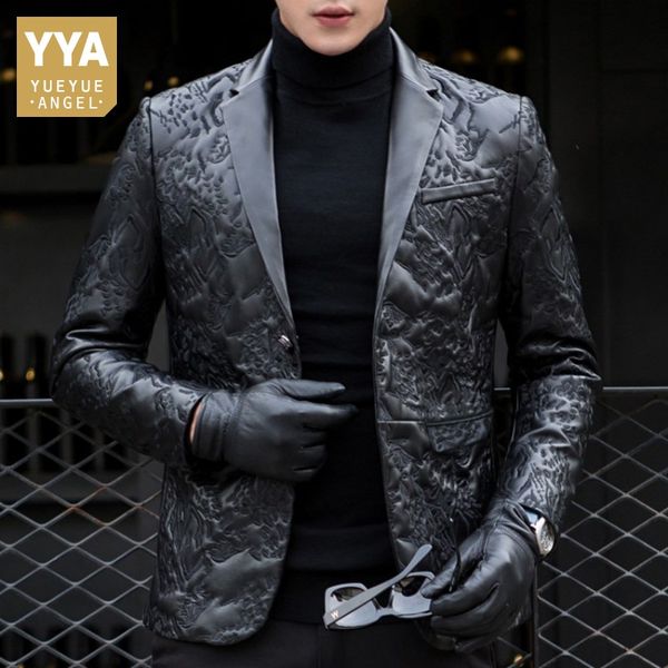 luxury men business real leather jacket sheepskin slim blazer spring autumn classic black office casual outerwear plus size 4xl
luxury men business real leather jacket sheepskin slim blazer spring autumn classic black office casual outerwear plus size 4xl