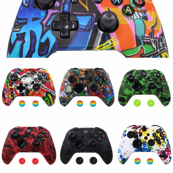 rkbxd camouflage protective skin case caps xbox one x s controller protector water transfer printing silicone cover grips for
rkbxd camouflage protective skin case caps xbox one x s controller protector water transfer printing silicone cover grips for