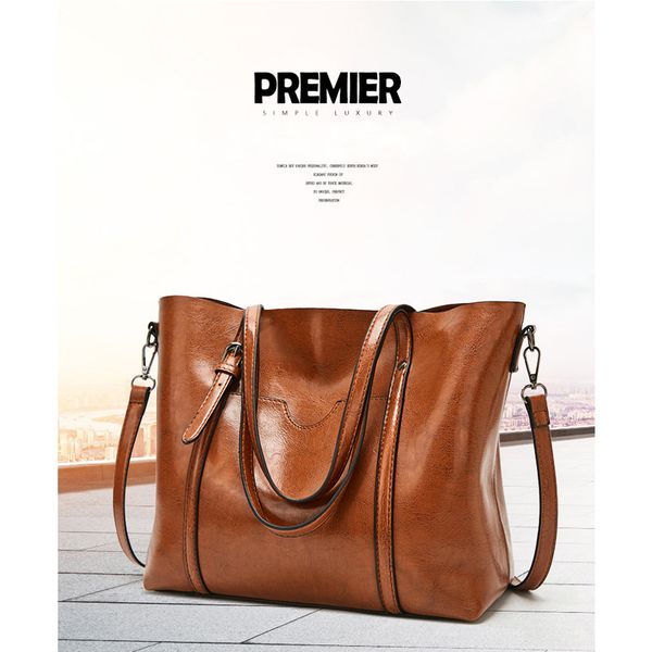 women bag oil wax women's leather casual handbags luxury lady hand bags women messenger bag big tote sac bols
women bag oil wax women's leather casual handbags luxury lady hand bags women messenger bag big tote sac bols