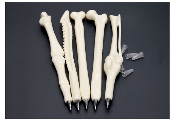 

новый скелет кости ручки творческий novely шариковая ручка кости в форме ручки медсестра доктор студент канцелярские маркеры высокое качеств