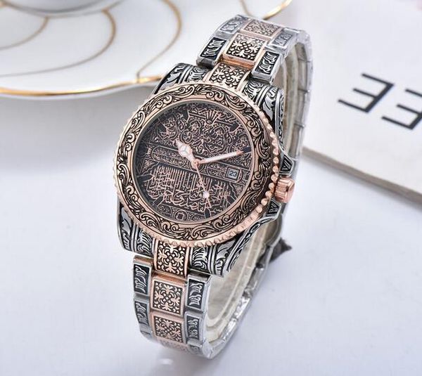 Мода Классический стиль Часы Золотого Цвета Мужские Часы повседневные Роскошные 
Мода Классический стиль Часы Золотого Цвета Мужские Часы повседневные Роскошные