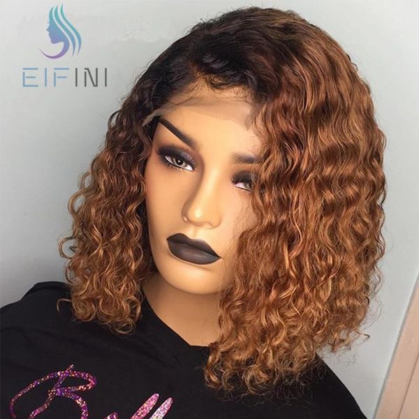 lace wigs 4x4 short closure bob pre plucked 1b30 brazlian remy curly human hair for black women with baby, Black;brown
lace wigs 4x4 short closure bob pre plucked 1b30 brazlian remy curly human hair for black women with baby, Black;brown