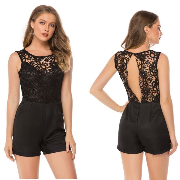 s-xl black lace bodysuit women mesh jumpsuits romper backless embroidery ladies body dentelle shorts playsuits, Black;white
s-xl black lace bodysuit women mesh jumpsuits romper backless embroidery ladies body dentelle shorts playsuits, Black;white