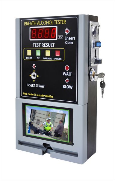 alcohol tester alcohol coin-operated breath tester