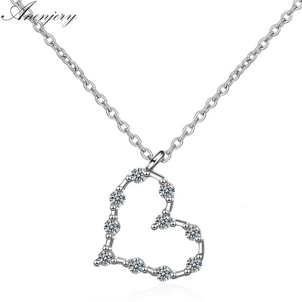 3 colors hollow zircon love heart necklace for women clavicle chain 925 sterling silver necklace
3 colors hollow zircon love heart necklace for women clavicle chain 925 sterling silver necklace