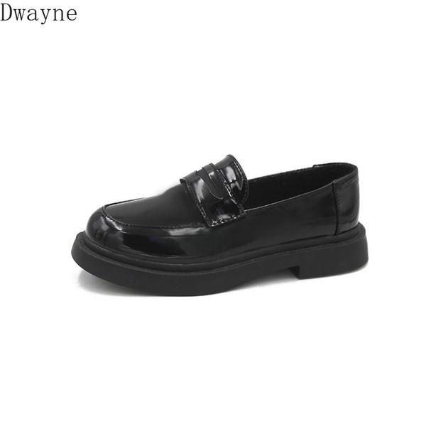 small leather shoes female 2020 new wild england wind flat bottom vintage shoes, Black
small leather shoes female 2020 new wild england wind flat bottom vintage shoes, Black