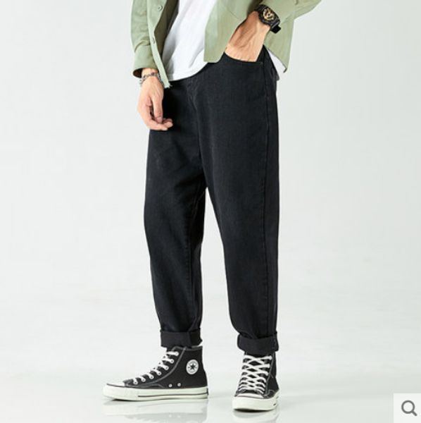 black the new jeans men loose straight long han edition tide tide male wide-legged pants, Blue
black the new jeans men loose straight long han edition tide tide male wide-legged pants, Blue