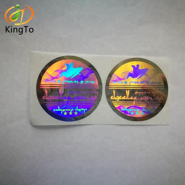 Custom Laser Anti-counterfeiting Adhesive Hologram Label Sticker
