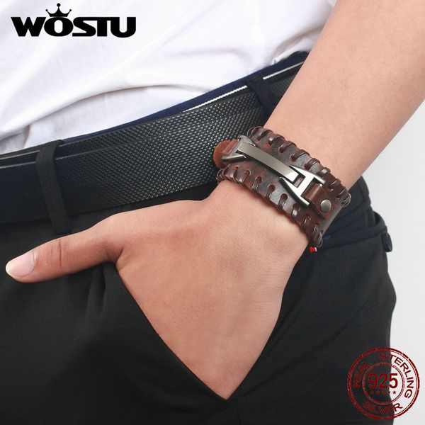 100% genuine leather bracelet wrap vintage punk brown cuff wide bangles for men women jewelry gift xcj0339, Golden;silver
100% genuine leather bracelet wrap vintage punk brown cuff wide bangles for men women jewelry gift xcj0339, Golden;silver