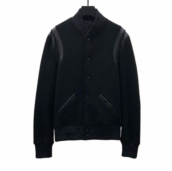 version european style jacket classic black and white baseball jacket men and women jacket hfbyjk240, Black;brown
version european style jacket classic black and white baseball jacket men and women jacket hfbyjk240, Black;brown