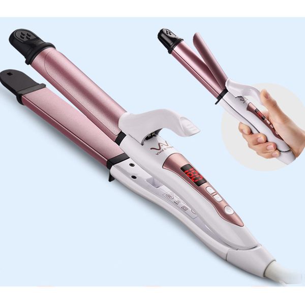 ceramic lcd hair curler 2 in 1 curling iron /straight hair 50 seconds rapidly heats up to 230 degrees 220v color rose gold
ceramic lcd hair curler 2 in 1 curling iron /straight hair 50 seconds rapidly heats up to 230 degrees 220v color rose gold