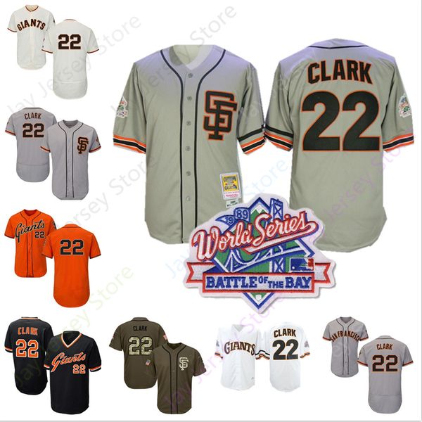 Will Clark Jersey Men Women Youth Giants Cooperstown 1989 WS World Series Cream White Black Orange Home Away All Stitched
Will Clark Jersey Men Women Youth Giants Cooperstown 1989 WS World Series Cream White Black Orange Home Away All Stitched