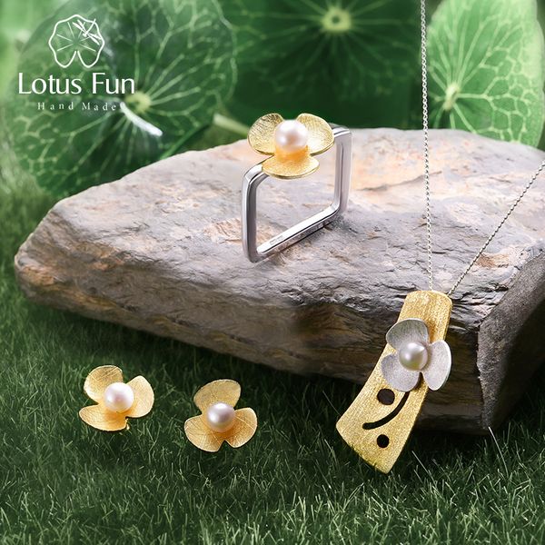 lotus fun real 925 sterling silver natural pearl handmade fine jewelry square fresh clover flower jewelry set for women bijoux, Black
lotus fun real 925 sterling silver natural pearl handmade fine jewelry square fresh clover flower jewelry set for women bijoux, Black