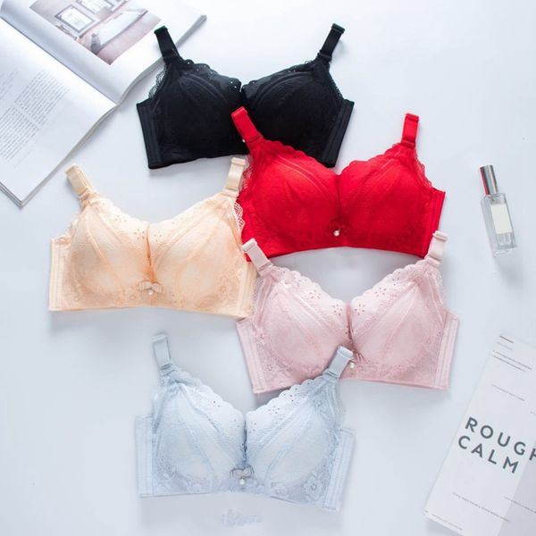 wire padded lingerie for women fashion lace floral bralette bras solid color bras push up bra brassiere qhag, Red;black
wire padded lingerie for women fashion lace floral bralette bras solid color bras push up bra brassiere qhag, Red;black